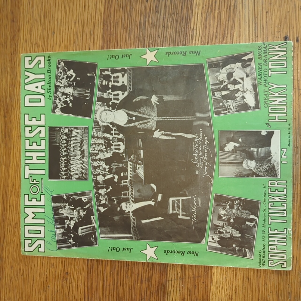 1922 Sheet Music